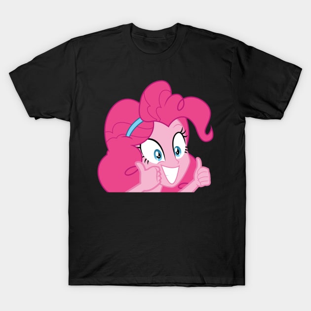 Thumbs Up Pinkie Pie T-Shirt by Wissle